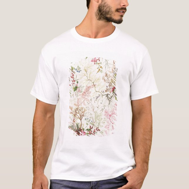Seaweed design for silk material (w/c on paper) T-Shirt (Front)