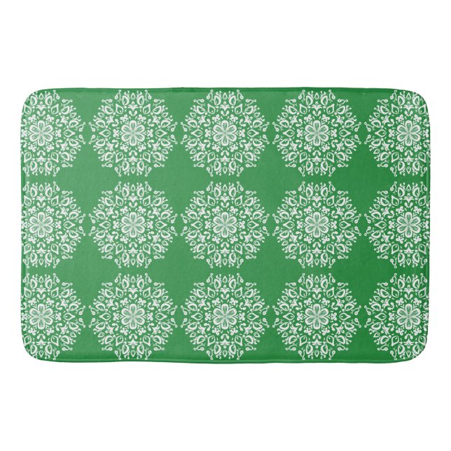 Seaweed Mandala Bath Mat (Front)