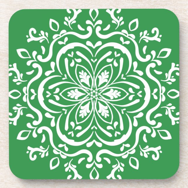 Seaweed Mandala Coaster (Front)