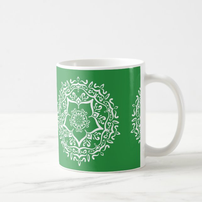 Seaweed Mandala Coffee Mug (Right)
