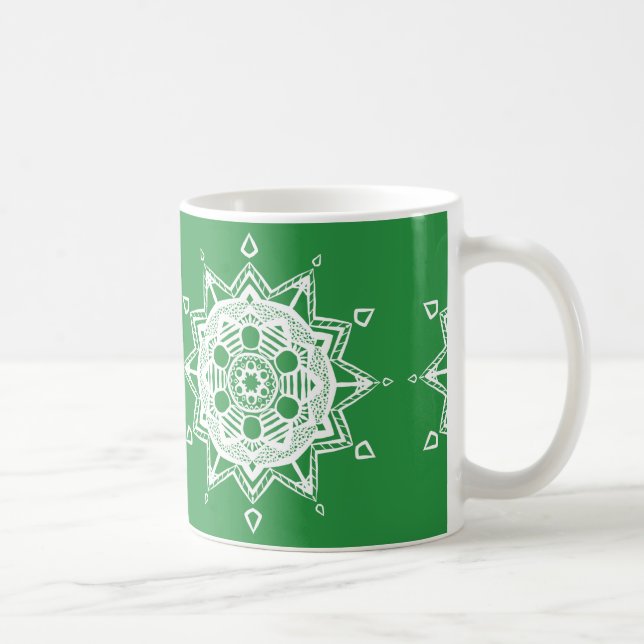 Seaweed Mandala Coffee Mug (Right)