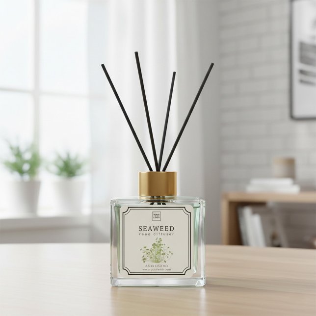 Seaweed Reed Diffuser Label (Creator Uploaded)