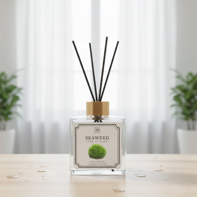 Seaweed Reed Diffuser Label (Creator Uploaded)