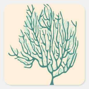 Seaweed Square Sticker
