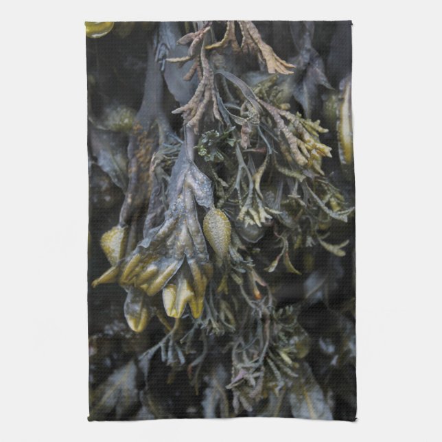 Seaweed. Tea Towel (Vertical)