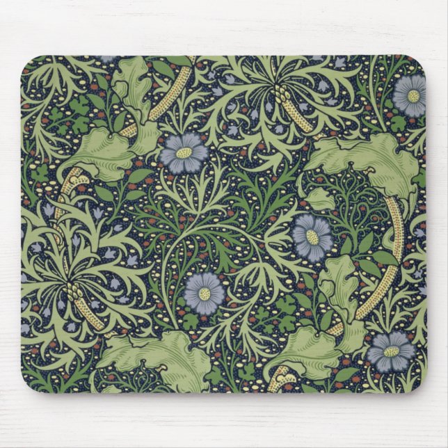 Seaweed Wallpaper Design, printed by John Henry De Mouse Pad (Front)
