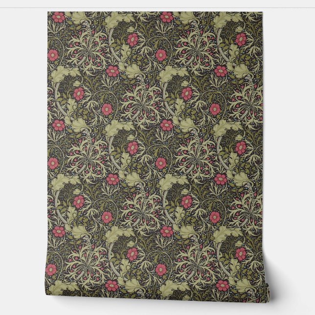 Seaweed - Wiliam Morris Wallpaper (Unrolling)