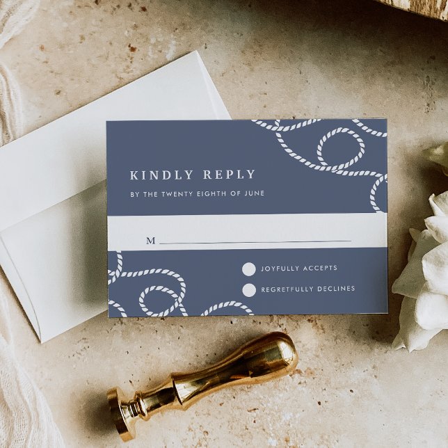 Seaworthy RSVP Card | Slate (Creator Uploaded)