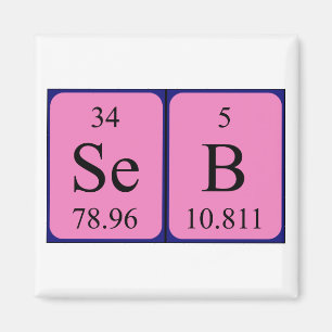 Seb periodic table name magnet