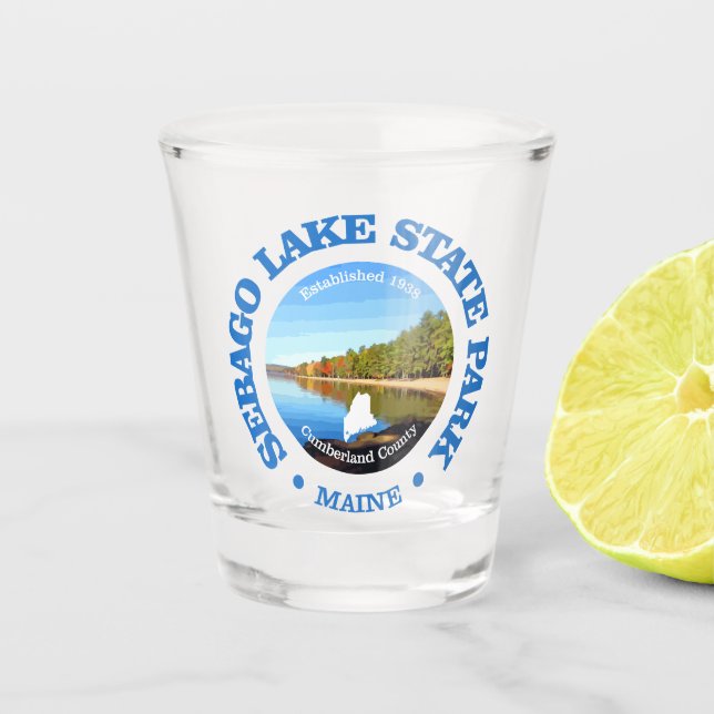 Sebago Lake SP Shot Glass (Front)