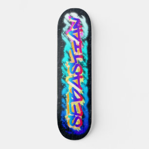 SEBASTIAN Customised Graffiti Skateboard