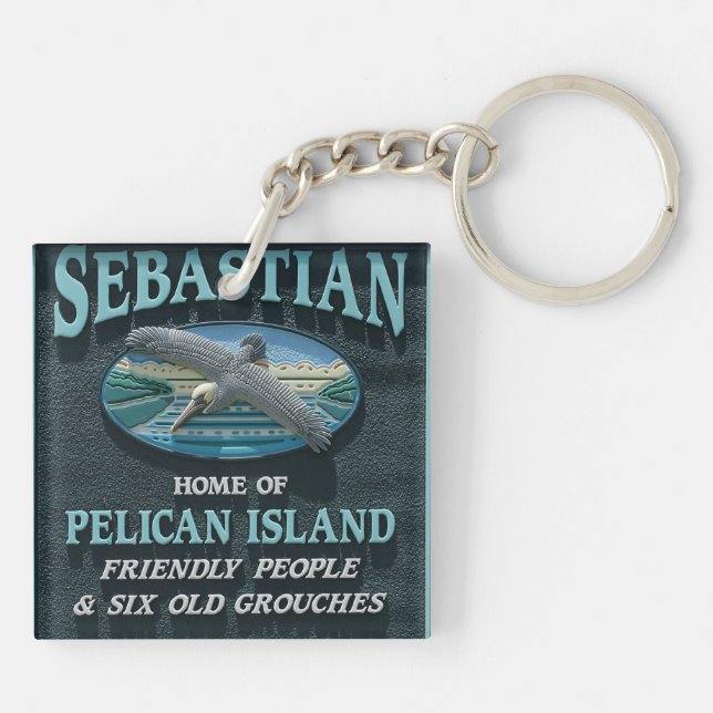 Sebastian, FL Key Ring (Back)