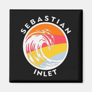 Sebastian Inlet Retro Magnet