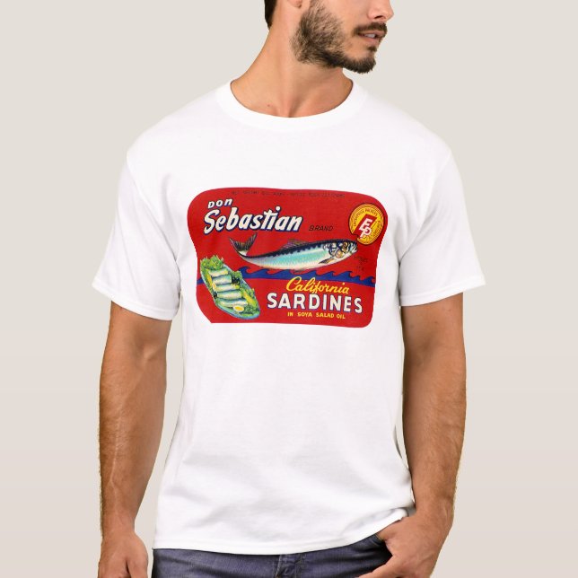 Sebastian Sardine Label T-Shirt (Front)
