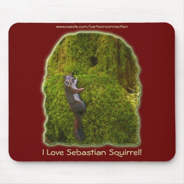 SEBASTIAN SQUIRREL KIDS Gifts Mouse Pad (Front)