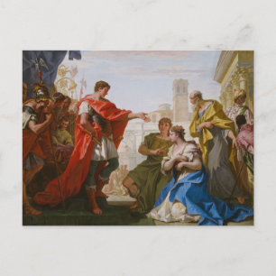 Sebastiano Ricci - The Continence of Scipio Postcard