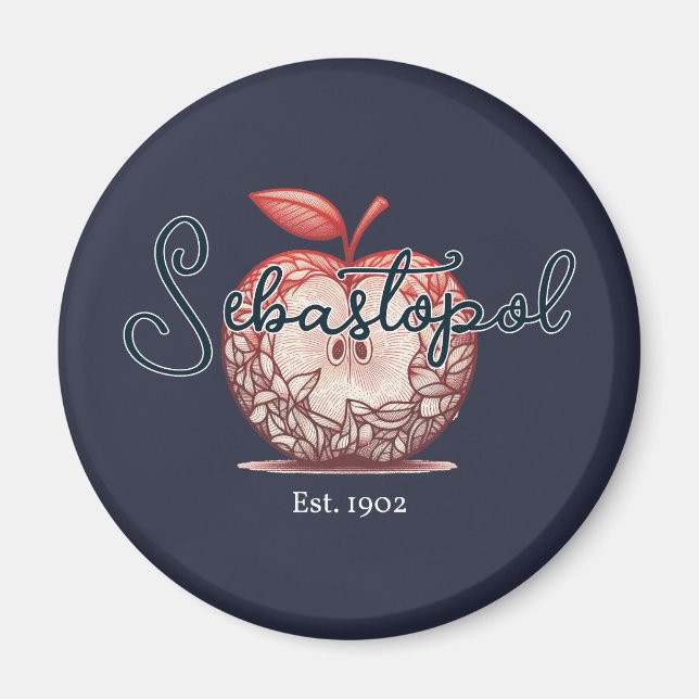 Sebastopol California Gravenstein Apple Fair  Magnet (Front)