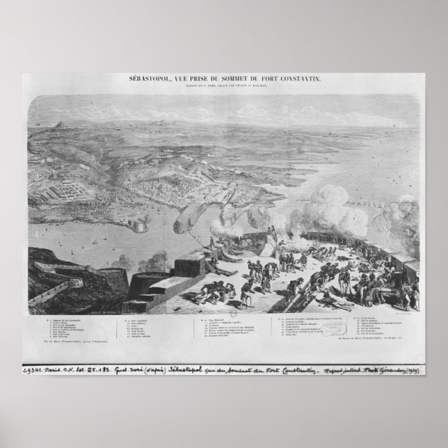 Sebastopol from Fort Constantin Poster (Front)
