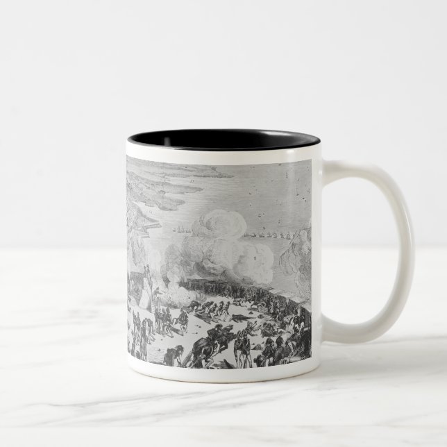 Sebastopol from Fort Constantin Two-Tone Coffee Mug (Right)