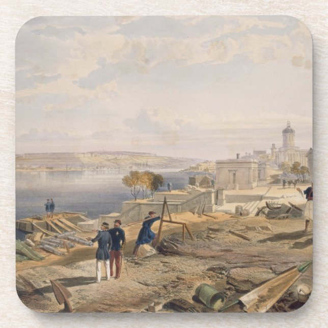 Sebastopol from the Rear of Fort Nicholas, plate f Coaster (Front)