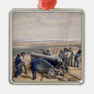 Sebastopol from the Sea, plate from 'The Seat of W Metal Tree Decoration