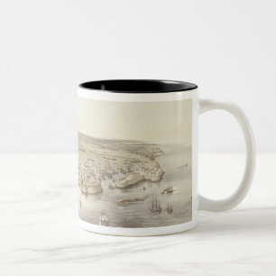 Sebastopol in All Its Glory, 1848, engraved by Day Two-Tone Coffee Mug