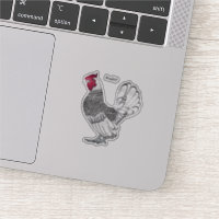 Sebright chicken cartoon illustration