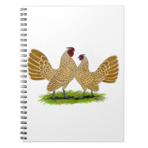 Sebrights Buff Laced Notebook
