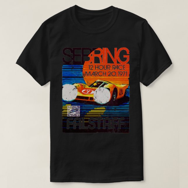 Sebring Falstaff Racing T-Shirt (Design Front)