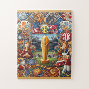 sec championship flok art design jigsaw puzzle