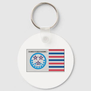 Secession Flag used by Florida - January 10, 1861 Key Ring