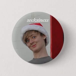secksiness Christmas button