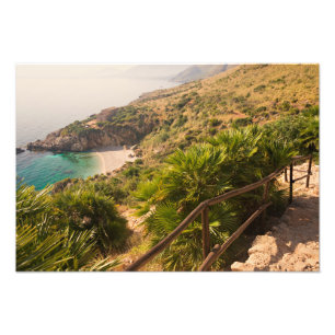 Secluded beach in Lo Zingaro, Sicily Photo Print