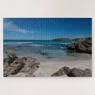Secluded beach in paradise, 1014 pieces jigsaw puzzle