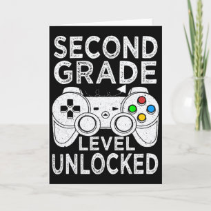 Second 2nd Grade Level Unlocked Video Game Byck To Card