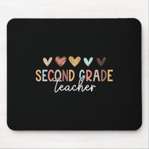 Second 2nd Grade Teacher First Day Of School Byck Mouse Pad