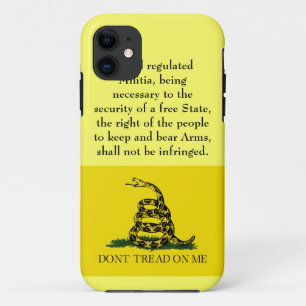Second Amendment - Don't Tread on Me iPhone 11 Case