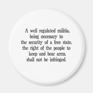 Second Amendment Magnet