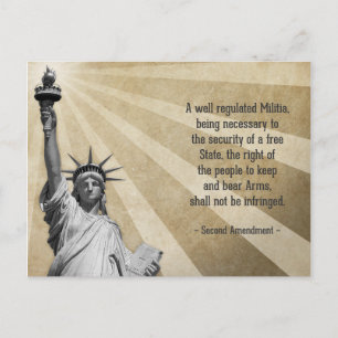 Second Amendment Postcard