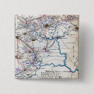 Second Battle of Bull Run 4 15 Cm Square Badge