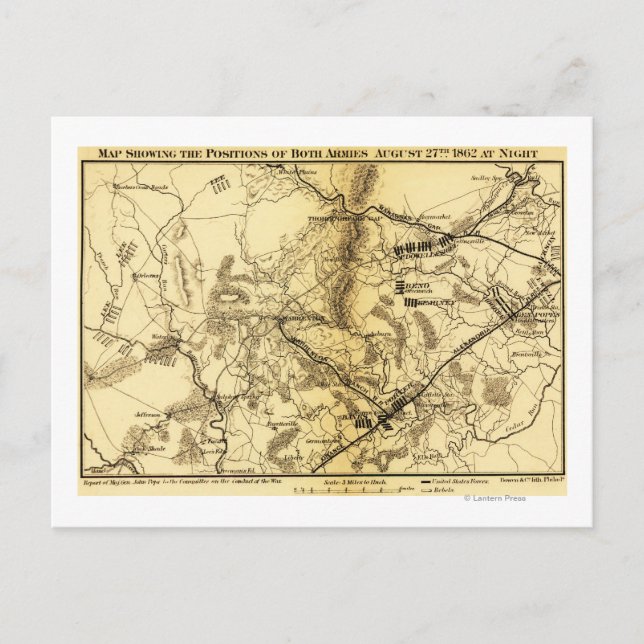 Second Battle of Bull Run 7 Postcard (Front)