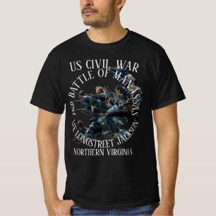 SECOND BATTLE OF MANASSAS US CIVIL WAR LEE POPE T-Shirt