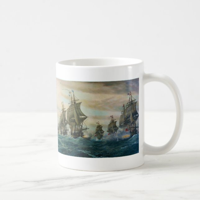 Second Battle of the Virginia Capes Coffee Mug (Right)