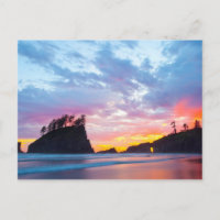 Second Beach at sunset, Washington