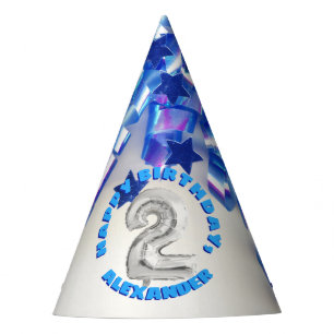 Second Birthday Boys Two Year Old Party Hat