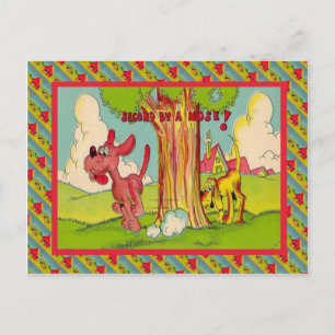 Second by a nose postcard
