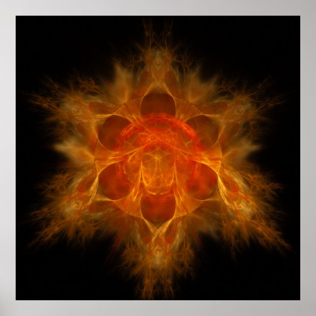 Second Chakra - Swadhisthana - One's Own Abode Poster (Front)