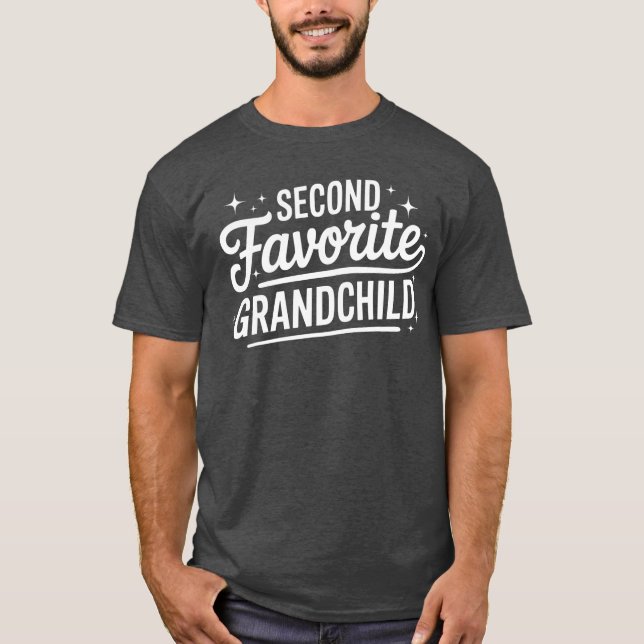 Second Favorite Grandchild 2nd Favorite Grandchild T-Shirt (Front)