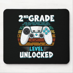 Second Grade Ck To School Gamer 2nd Grade For Boys Mouse Pad