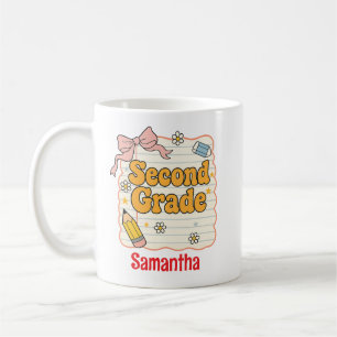 Second Grade – Cute Back to School Supplies Coffee Mug